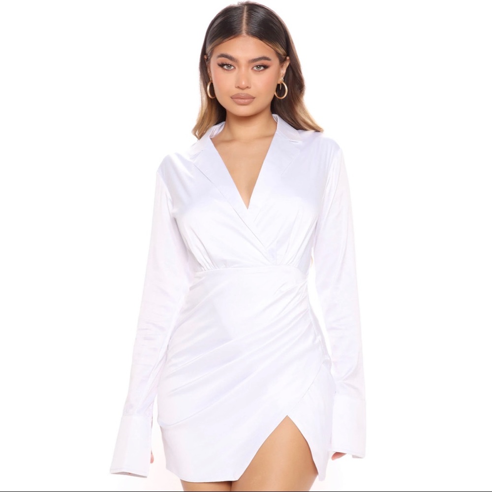 Fashion Nova Satin Mini Dress